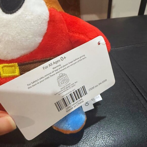 Super Mario SHY GUY Red Enemy 6" Plush Stuffed animal Toy Nintendo w/ Tags - Picture 10 of 13